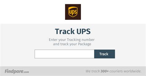 ups international tracking by tracking number.